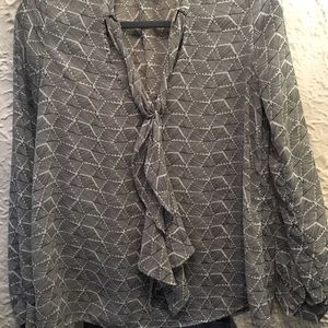 FOREVER 21 CONTEMPORARY Printed Blouse